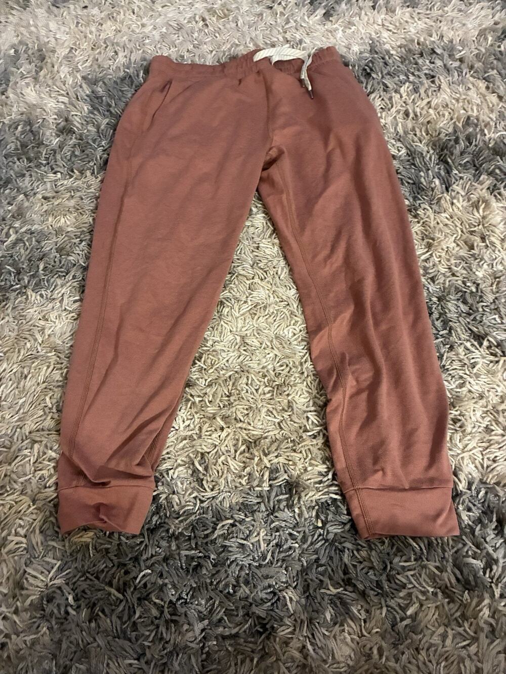 Vuori Weekend Jogger Pants Terracotta Size Small Lightweight